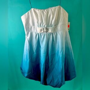 Ombré formal bubble dress